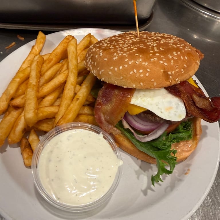 Indulge in Our Cheeseburger
